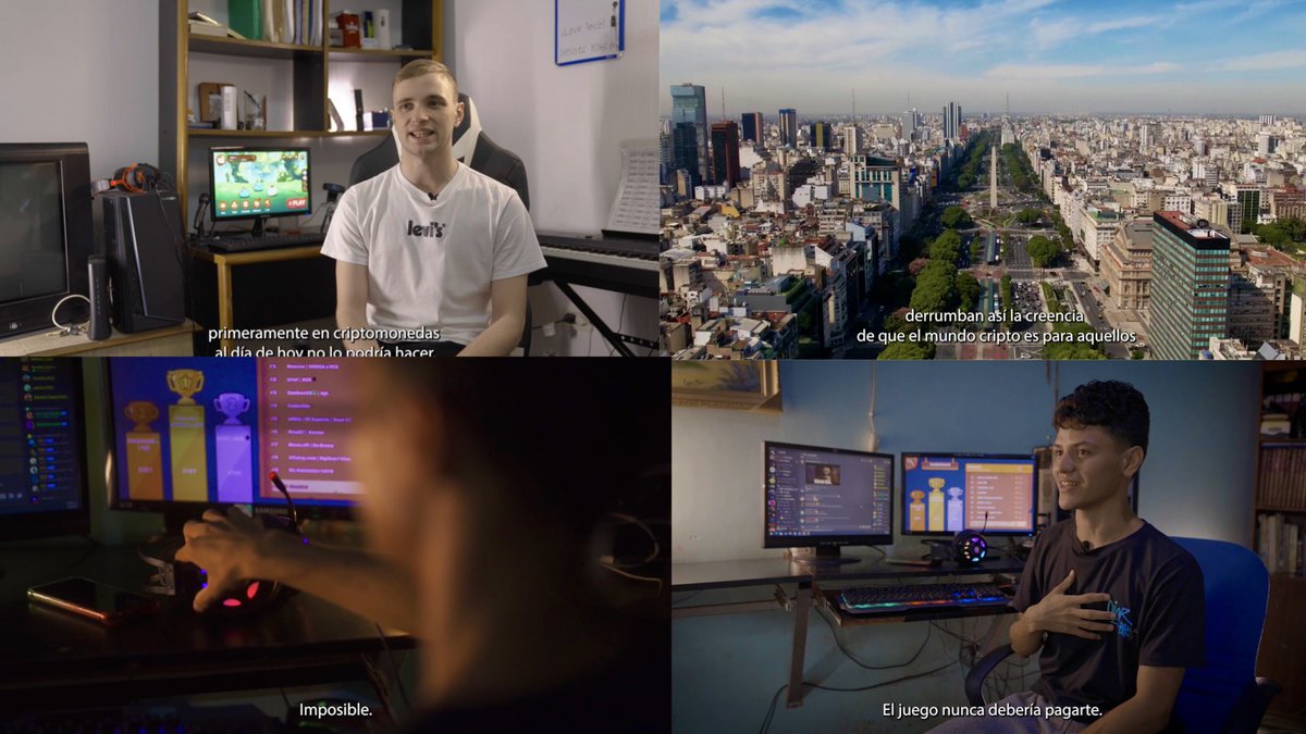 .<a href="/OLAGuildGames/">OLA Guild Games</a> presentó hoy en México un cortometraje dirigido por <a href="/juanallen/">DoubleDee | OLA 🌊</a> sobre el impacto de Axie, y Web3 Gaming en Venezuela y Latam 🌎❤️

Felicitaciones amigos! Muchas gracias por comunicar al mundo el potencial de latinoamerica <a href="/bullrich_clara/">Clara Bullrich</a> <a href="/martinblaquier/">Martin Blaquier</a> 🏆