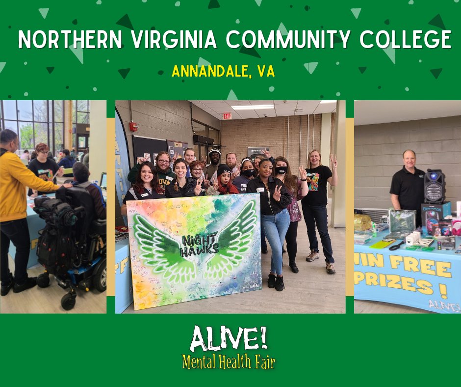 From a student participant: 'I love that you actually care about our reception of the information at the tables. You want to make sure we understand.' #AliveMentalHealthFair 
#CampusActivities
#SuicidePrevention
#MentalHealthEvent
#WellnessWeek