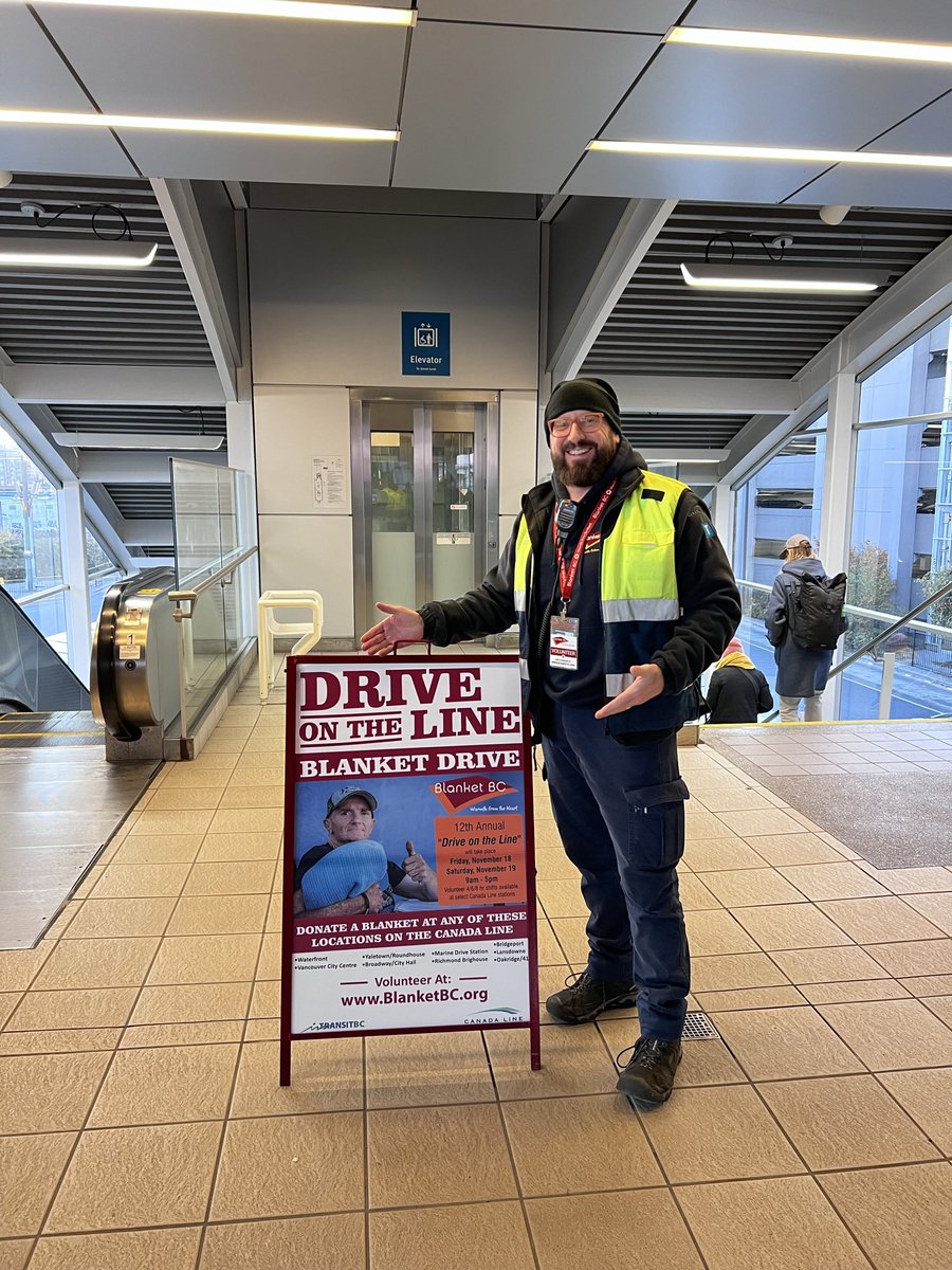 bbcgregory's tweet photo. @KenSimCity - we know you have sent your regrets and are unable to attend North Americaās LARGEST blanket driveā¦but if you could let your constituents, colleagues, friends and family know, it would help us out immensely! @BlanketBCās #DriveOnTheLine Nov 18 & 19. #CanadaLine šš¼ https://t.co/8FYCXBuYxz