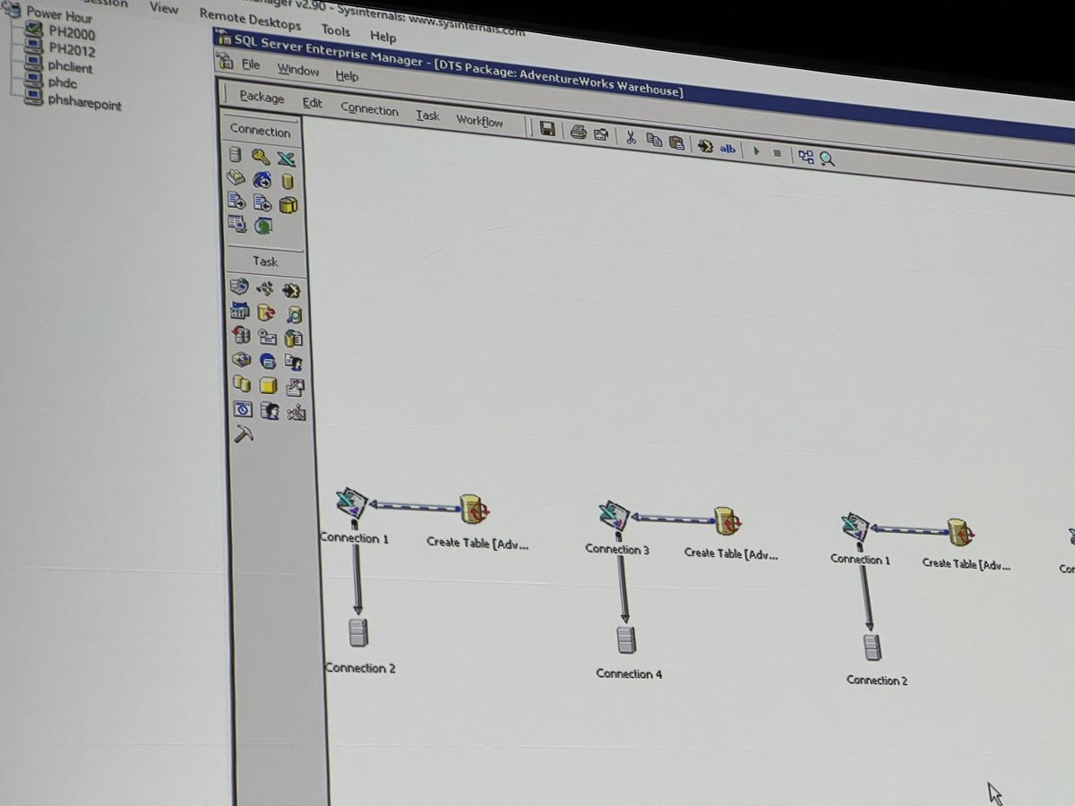 SQLBob's tweet photo. Getting a top-secret demo of a new Azure Data technology in #BIPowerHour  #PASSDataCommunitySummit https://t.co/GFS5UDAHM1