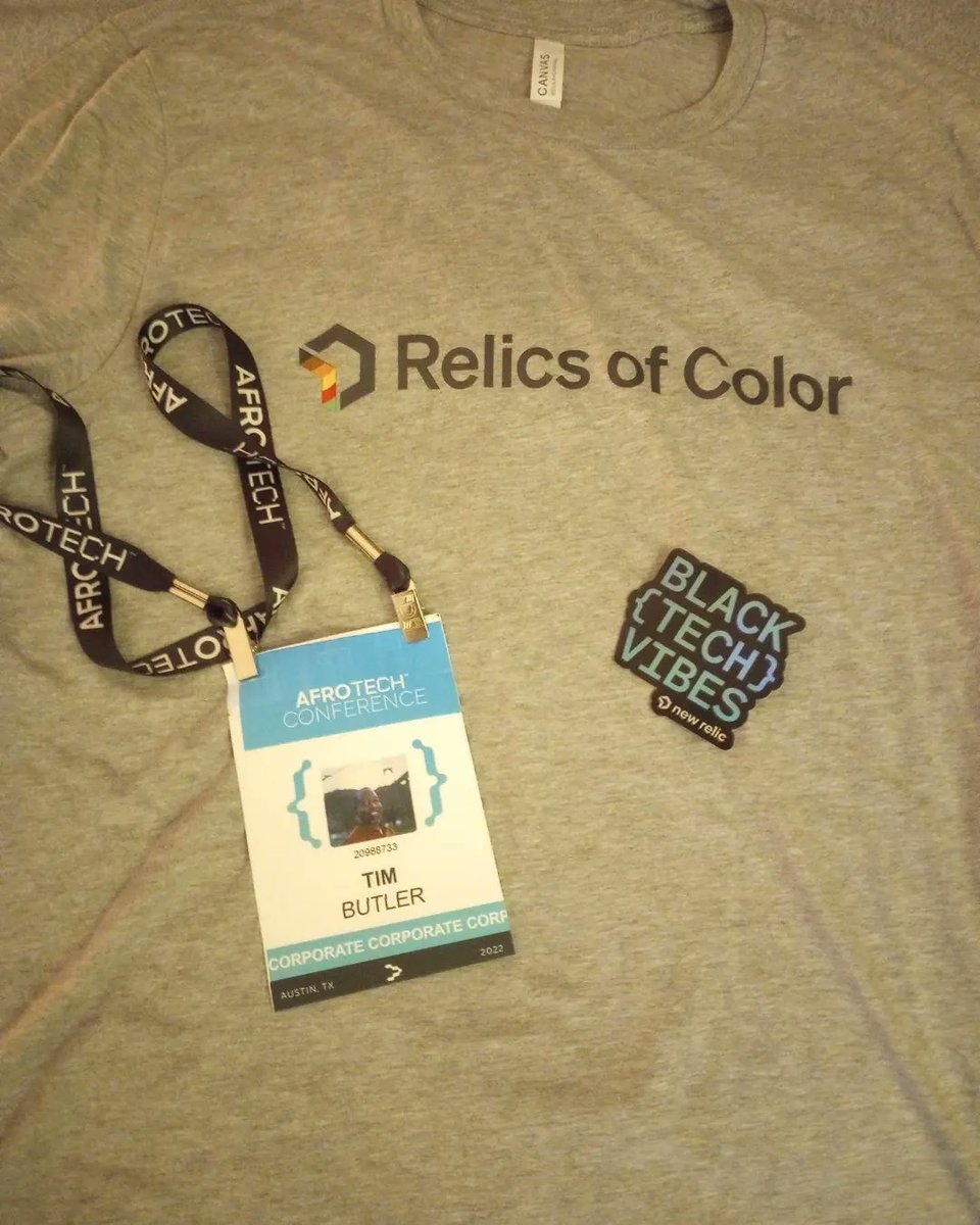 PDXTimB's tweet photo. Grateful for the opportunity to attend #AfroTech22 and see some folks in person for the first time while also making new connections. #technicalrecruiting #technicalsourcing #newrelic #o11y #hiring https://t.co/wxkvRL0lzO