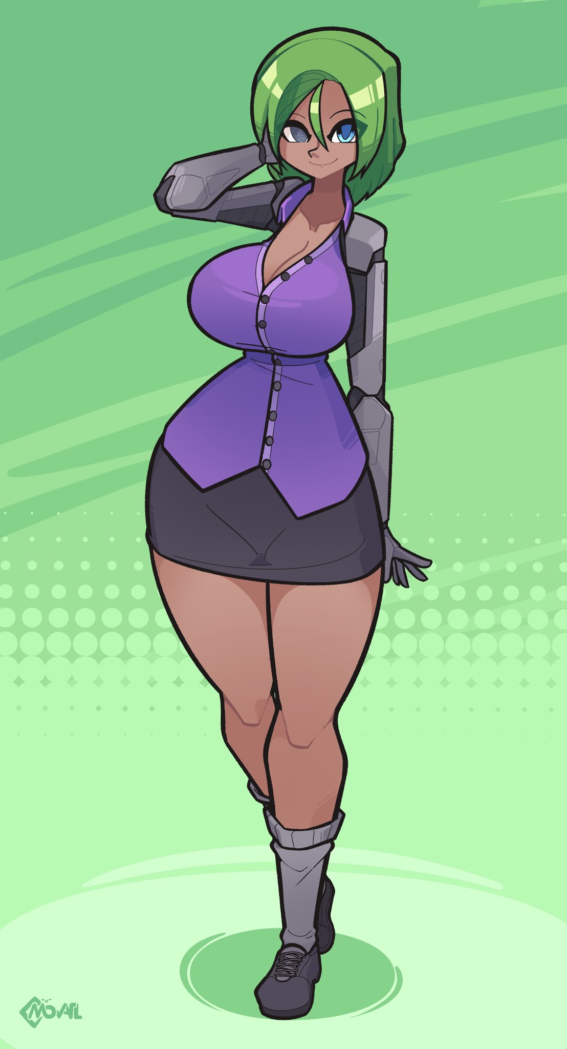 Movail on Twitter: "Character design work for @PuncherBanana :0 https