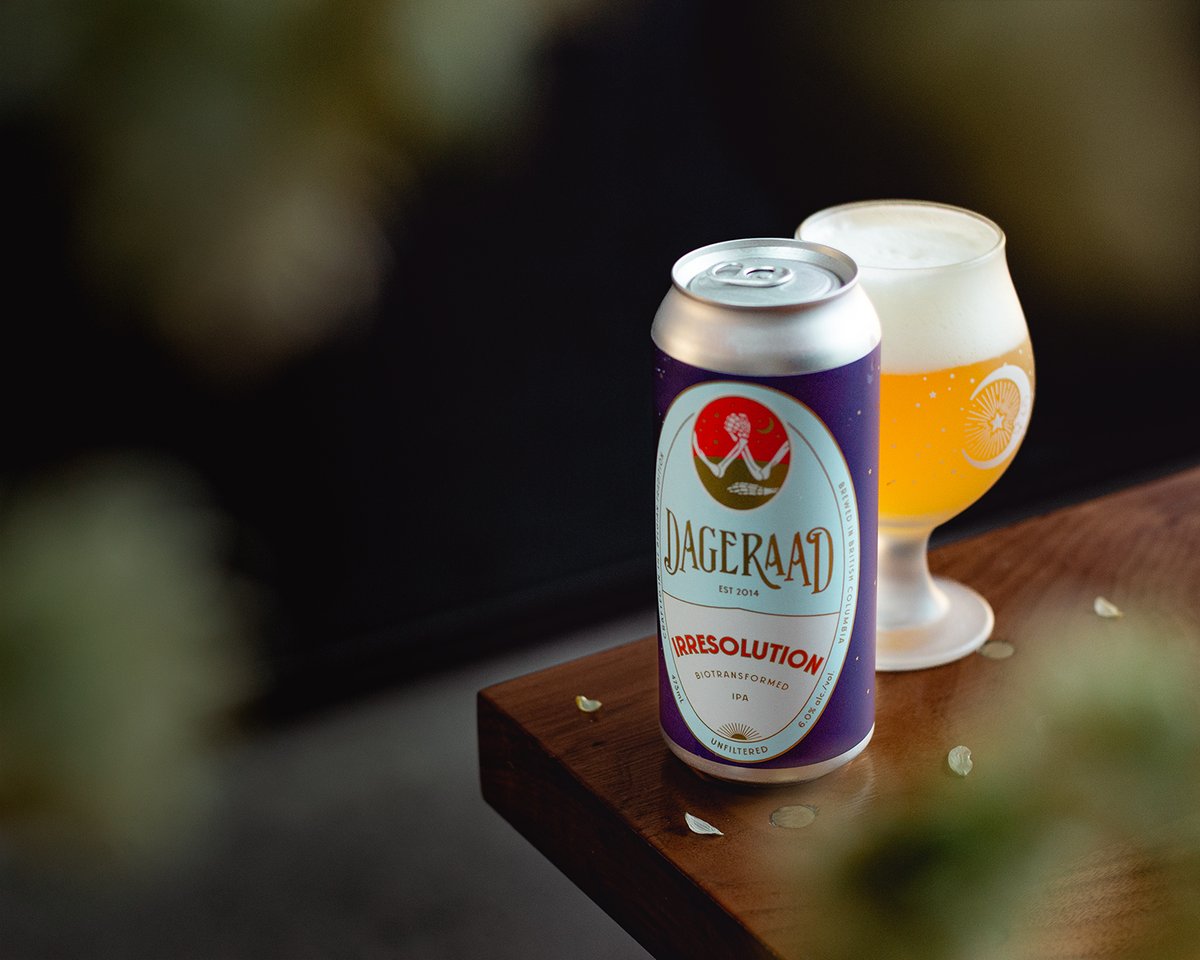 Irresolution is our annual endeavor to use hops and grain left from the year. This IPA is lightly fruity with notes of pine and white wine - no promises broken when it comes to good beer.

Find it by the glass and 4-pack today at the brewery and via webstore.dageraadbrewing.com.