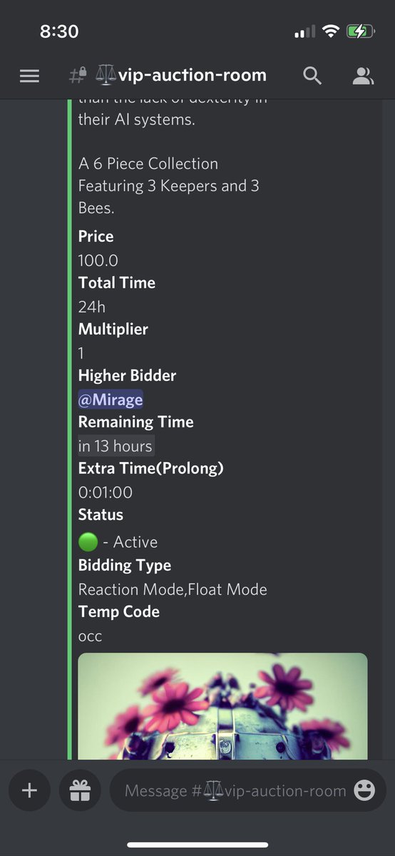 mitch_stick's tweet photo. 13 hours remaining @nftrvn Discord
For Keeper 3
Top Bid: 100 $rvn @MirageRVN
To Join Discord: https://t.co/NC6JOiIO37
Really big thanks to all the bidders for this piece so far, gl overnight!
#Ravencoin #nft #nftart #aiart #bees #keepers #colonycollapse #rvn #rvnnft https://t.co/9HNkJWCtWL