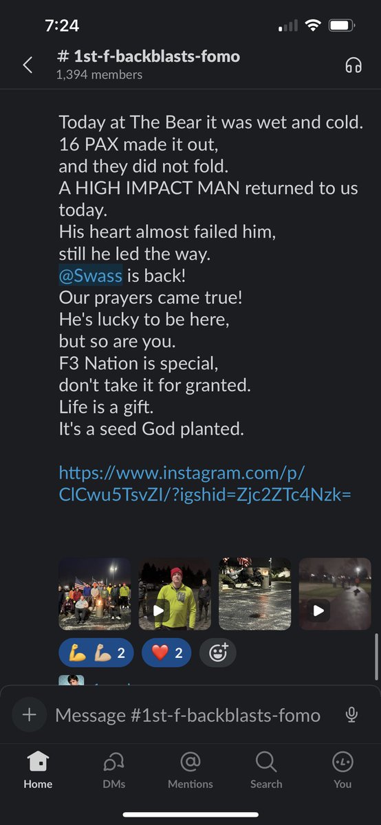 Proud Pax 2nite. Not because <a href="/F3Naperville/">F3 Naperville</a> is in 3rd place of the Accelerate campaign 😏 
One of our (youngish) guys had a heart attack on vacation two weekends ago. Scary. Survived. Made it 🏡 . Sat by a 🔥 pit ITG w/ his boys at his home AO this morn
#MoreThanAWorkout #ManPark
