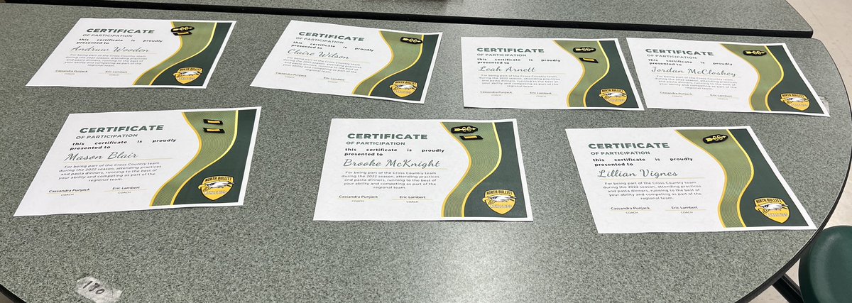 Finishing up the season with our yearly banquet. It was great to sit around, and talk with everyone once again while celebrating our accomplishments. It was a great year and can’t wait to get started next year. 😊🏃🏻‍♀️🏃