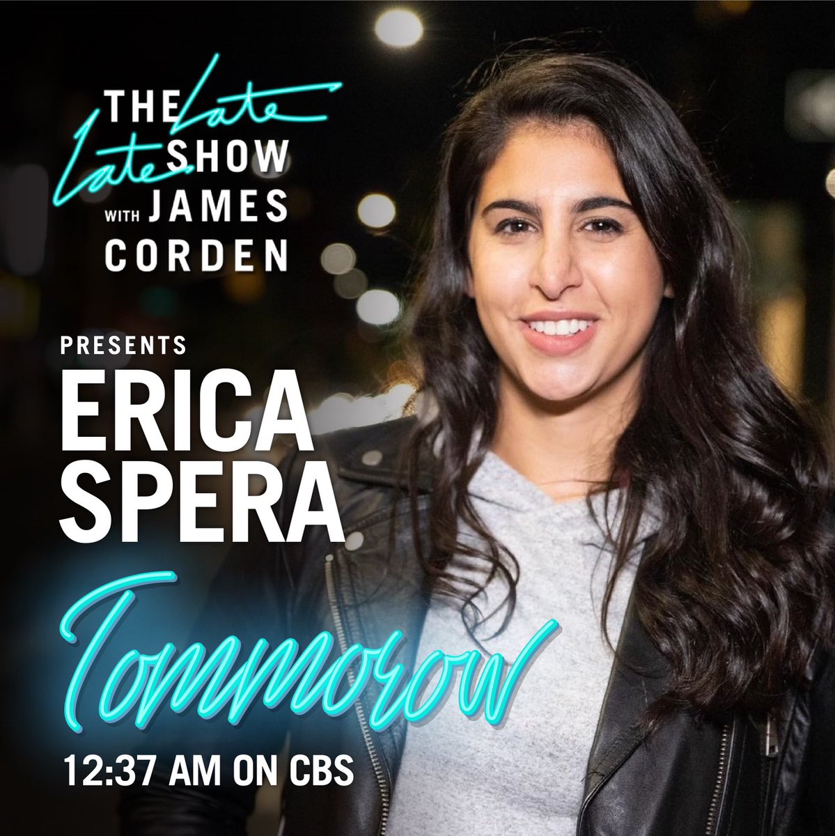 drspera's tweet photo. My baby girl is making her national television debut tomorrow on the late late show with James Corden @Spericaa @JKCorden #comedychops https://t.co/Brsv23iNzz