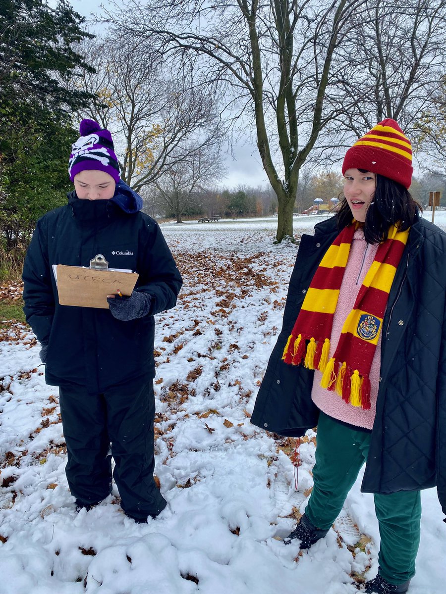 Our secondary students took their learning outdoors today at Fanshawe Conservation Area. What a great way to practice those navigation skills!