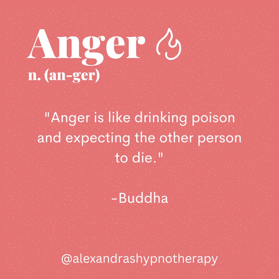 AlexsHypno's tweet photo. “Anger is like drinking poison and expecting the other person to die.” - Buddha

💕 There are tools to heal trauma. DM me for more information! https://t.co/UEG9AeTxOY