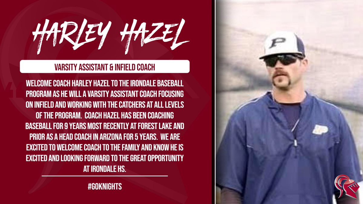 Welcome to Coach Foss, and the Irondale Knights baseball coaching staff!