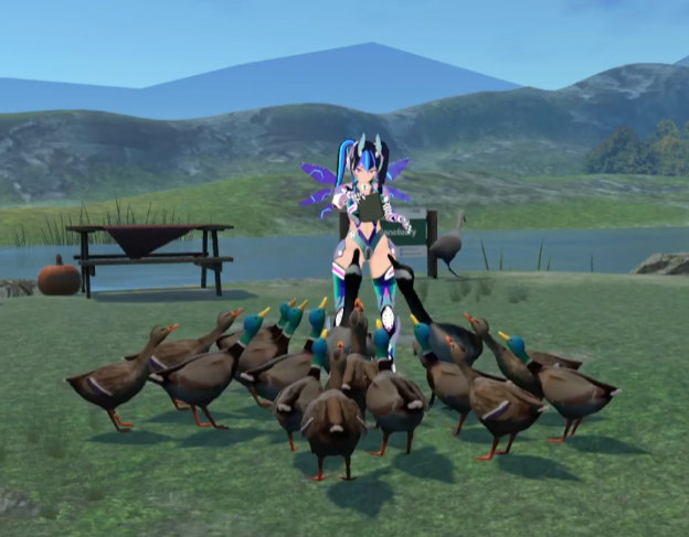 We went to feed ducks with @CyberYuzuPyon! 🐺✨

Thanks for hanging out~ ❤️ https://t.co/8Zl9eb2Cor
