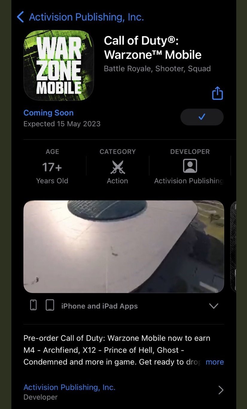 Call of Duty Warzone Mobile iOS and Android release DATE and early