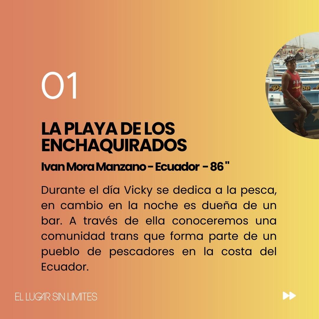 elugarsinlimite's tweet photo. Vive el Festival #ElLugarSinLímites junto a tus amigxs o tu familia ¡Lo vas a pasar de lo mejor! 🎬

Te esperamos para disfrutar de las mejores propuestas cinematográficas ecuatorianas 😀

Horarios:
17h00 I LA PLAYA DE LOS ENCHAQUIRADOS
📍 Casa de la Cultura, sala Alfredo Pareja https://t.co/h6PnTnrBhu