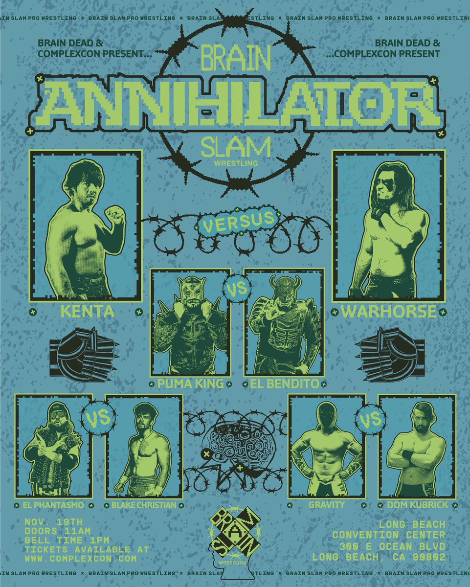 BRAIN SLAM WRESTLING (@wearebrainslam) / Posts / X