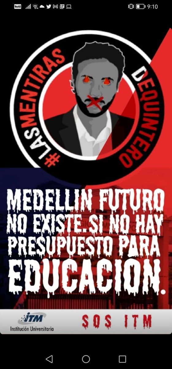 NoHayDerech0's tweet photo. Estudiantes @itmbuitres se sienten traicionados por Quintero, ellos votaron por el cambio y mire cómo les esta pagando la educación, con recorte presupuestal. Sigan creyendo en los nuevos mesías. #NoHayDerecho https://t.co/Gjg3HwFUzH