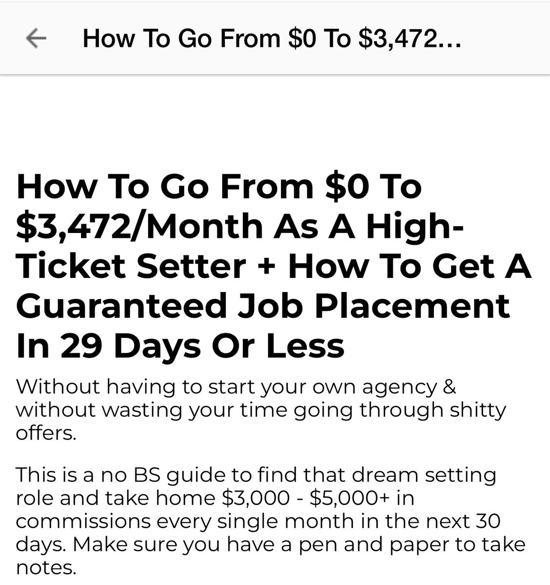 JustinSetrAcdmy's tweet image. 🚨WANT TO BECOME A SETTER?🚨

I created a Google Doc breaking down how to go from $0 to $3,472/mo as an appointment setter + get a guaranteed job in 29 days or less.

Today I&apos;m giving it away for FREE

👉 RT this tweet
👉 Comment &quot;SETTER&quot;

I’ll DM it to you.

(must be following)