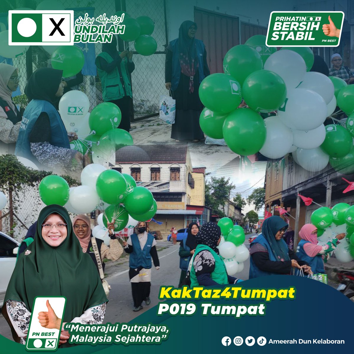 ameerahdunkel02's tweet photo. Next! Skuad Sebar ke Pasar Malam Keretapi Tumpat π
Alhamdulillah petang semalam Ameerah DUN Kelaboran selesai menyantuni peniaga dan pengunjung Pasar Malam Keretapi Tumpat.
P019 untuk Kak Taz π
#mumtazmdnawi
#UndiPAS
#tumpat
#P019
#tumpatkelantan
#parlimentumpat
#kelantan https://t.co/QWrubY4mxW