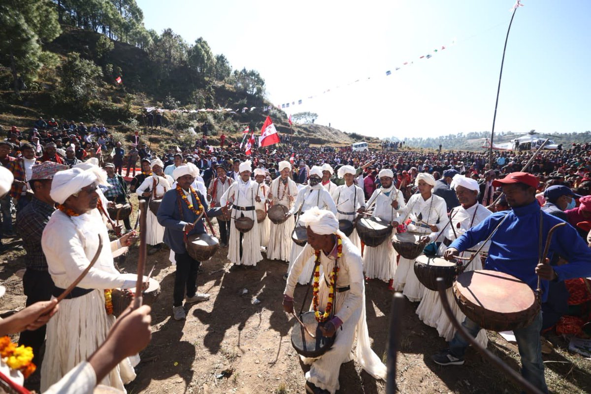SherBDeuba's tweet photo. चुनावी सभा 
अछामको चौरपाटी  । https://t.co/PIOgj5RDWG