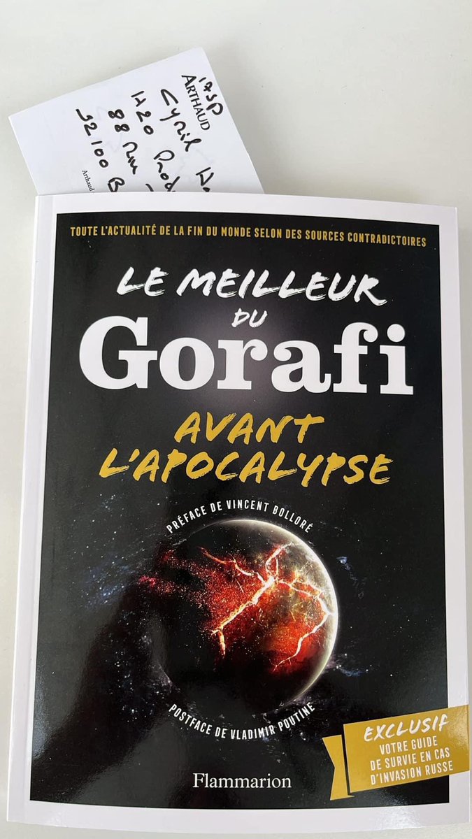 Dès aujourd’hui le meilleur de <a href="/le_gorafi/">Le Gorafi</a> est disponibles dans vos meilleures libraires 👻