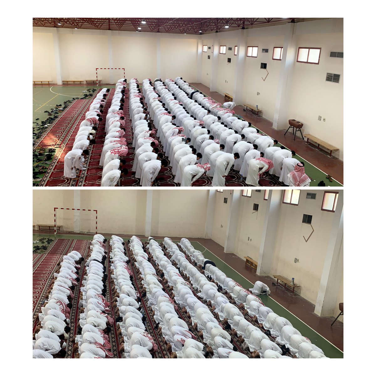 تأسيًا بسنة نبينا محمد صلى الله عليه وسلم، وإنفاذًا لتوجيهات خادم الحرمين الشريفين -حفظه الله-؛ أُقيمت صباح اليوم الخميس صلاة الاستسقاء في مدرسة القاسم بن محمد
<a href="/MOE_EPR/">إدارة تعليم الشرقية</a> 
@MOE_EPR_16