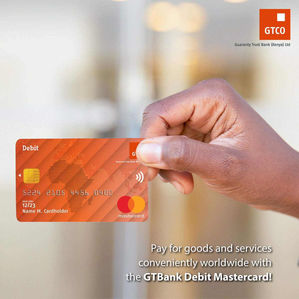 gtbankke's tweet photo. Your #BlackNovember is better with #GTBankMastercards. Pay for goods and services online and at Points of Sale (POS) with the #MastercardDebitCard.
#SwipeAt0 #Convenience https://t.co/k4w5TcprG3