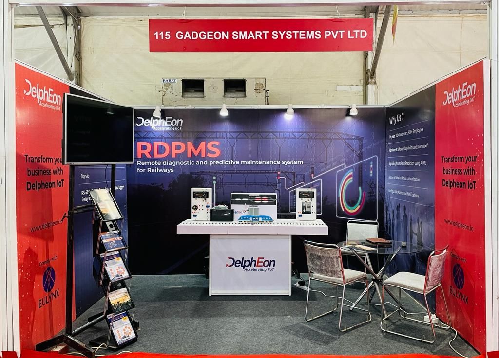 Gadgeon's tweet image. 📢 Today we are at #InnoRail Asia’s largest event for the #Railway Transportation sector in Assoc with @RDSOLucknow  @RailMinIndia @OfficialUPMetro @FollowCII  in #Lucknow. Visit us at B115 to experience RDPMS solutions for #railways. 
delpheon.io/rdpms/
#InnoRailIndia2022