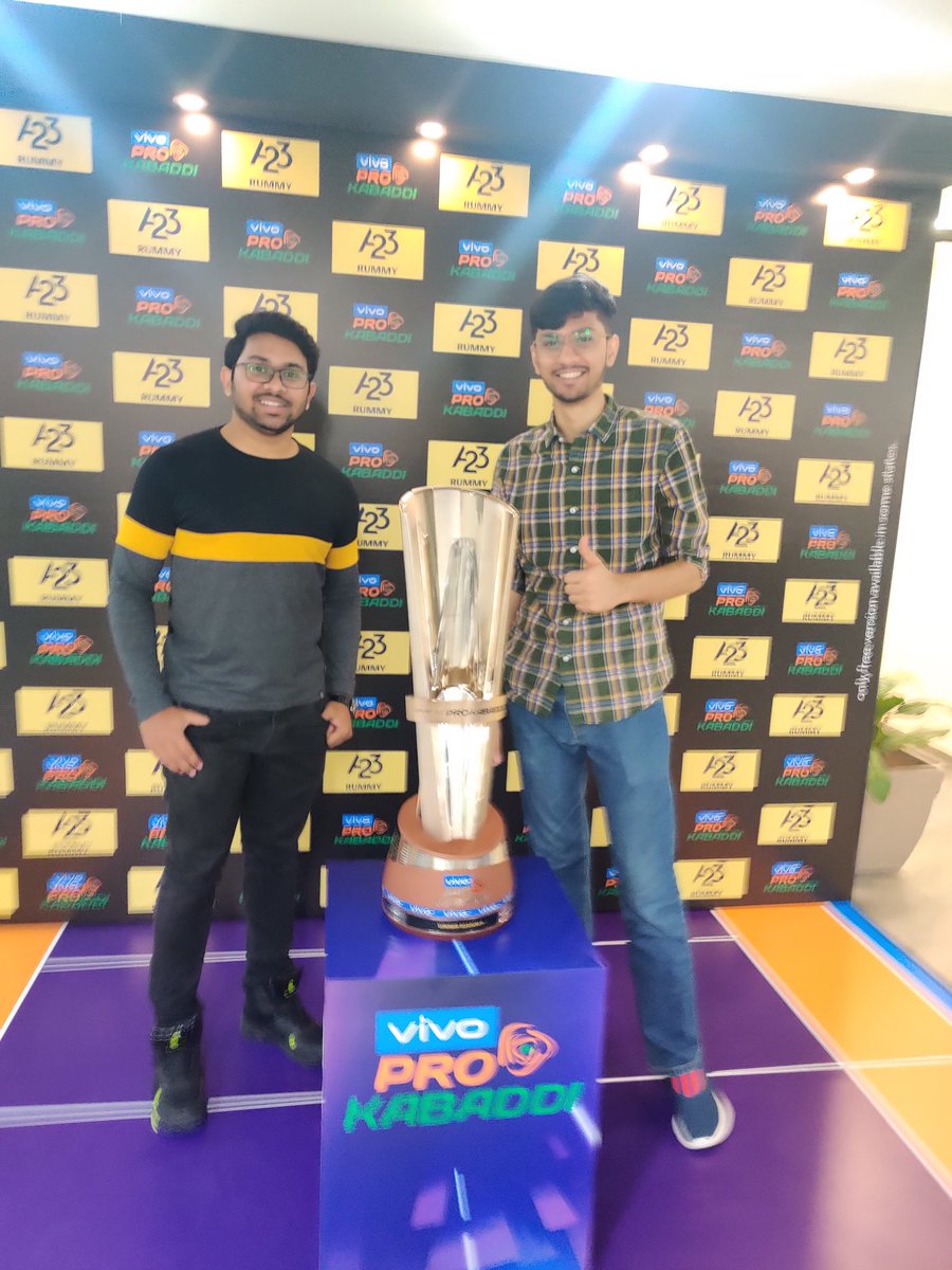 em_ashutosh's tweet photo. The Trophy's Home😍

How's the Josh?
HIGH SIR⚡

#vivoProKabaddi #vivoprokabaddi @HeadDigitalWorks @a23_fantasy @A23_Rummy #A23 https://t.co/baTe84W9Ic