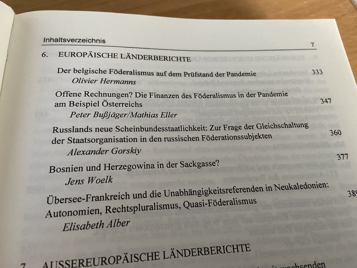 Das Jahrbuch des Föderalismus ist erschienen - mit dem Beitrag von Mathias Eller und mir über offene Rechnungen.