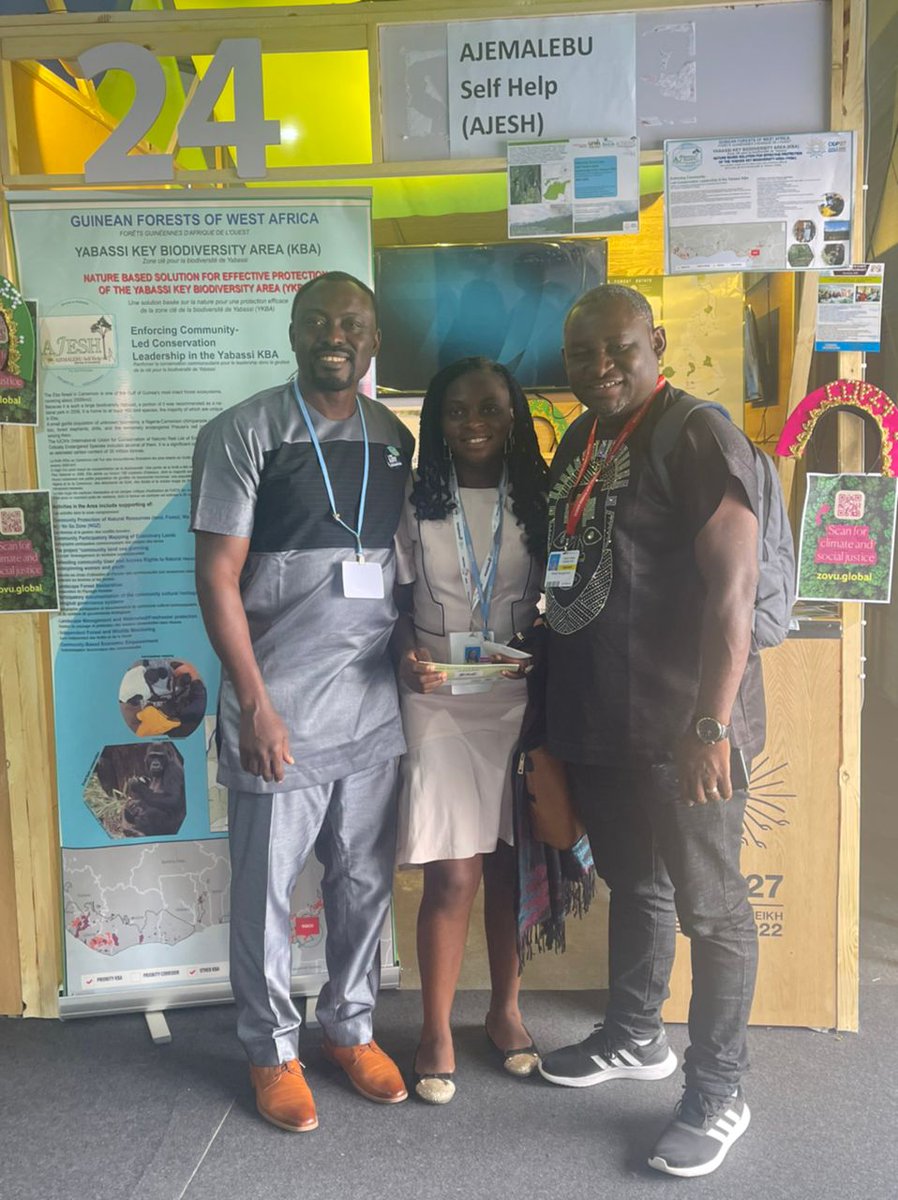 WakonyoMuniale's tweet photo. I celebrate these great ambassadors of climate justice for Africa. @TropicalBiology  #capacitybuilding work in West Africa has been a success, our mentees and mentors are influencing policy and practice at local and global scales. #investinginpeopleforconservation #COP27 https://t.co/2mh8jimOar