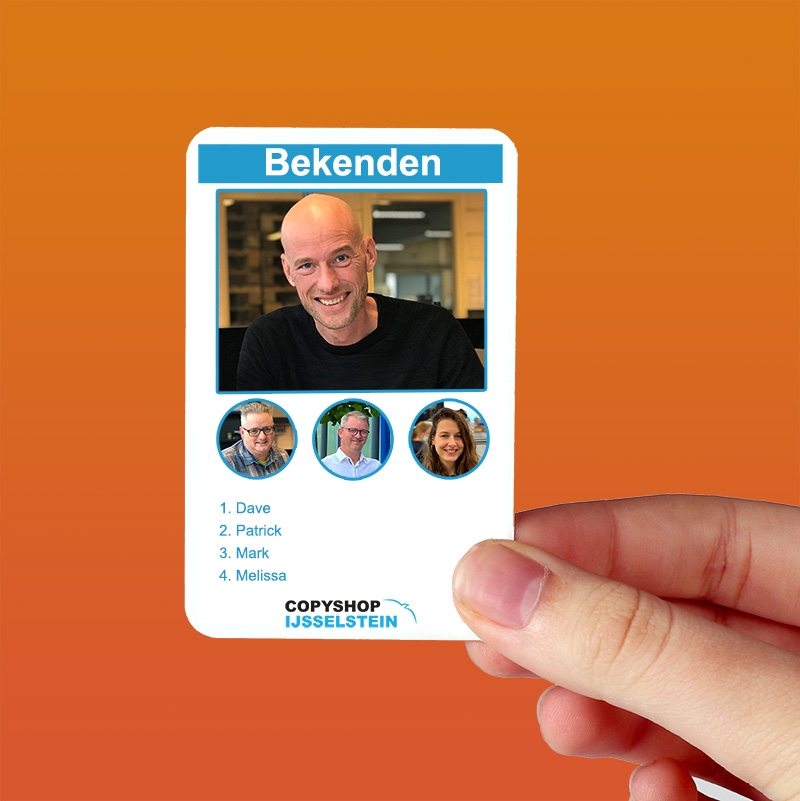 Mag ik van jou… een #kwartet van de Copyshop? Ja, want wij maken nu ook #kwartetspellen! Geheel naar wens met jouw foto’s &amp; categorieën en een eigen ontworpen doosje. Interesse? Neem contact op via info@copyshopijsselstein.nl. Leuk als #kerstpakket of #welkomstcadeau. #print
