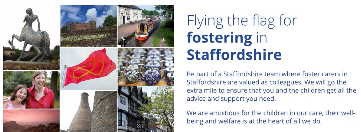 Flying the flag for fostering in Staffordshire. We pay a generous fostering allowance and go the extra mile to support you. Contact us today on 01948 302155
bit.ly/374IHrS #fostering