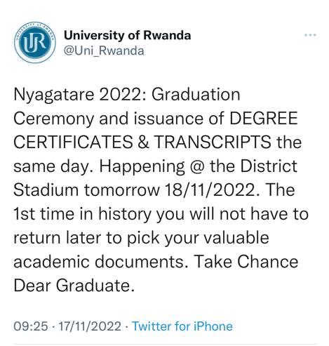 For ease of logistical arrangements such as transportation, sitting and general services dear graduating students, please register immediately using the link below to confirm attendance. We want the best for you, so come all.