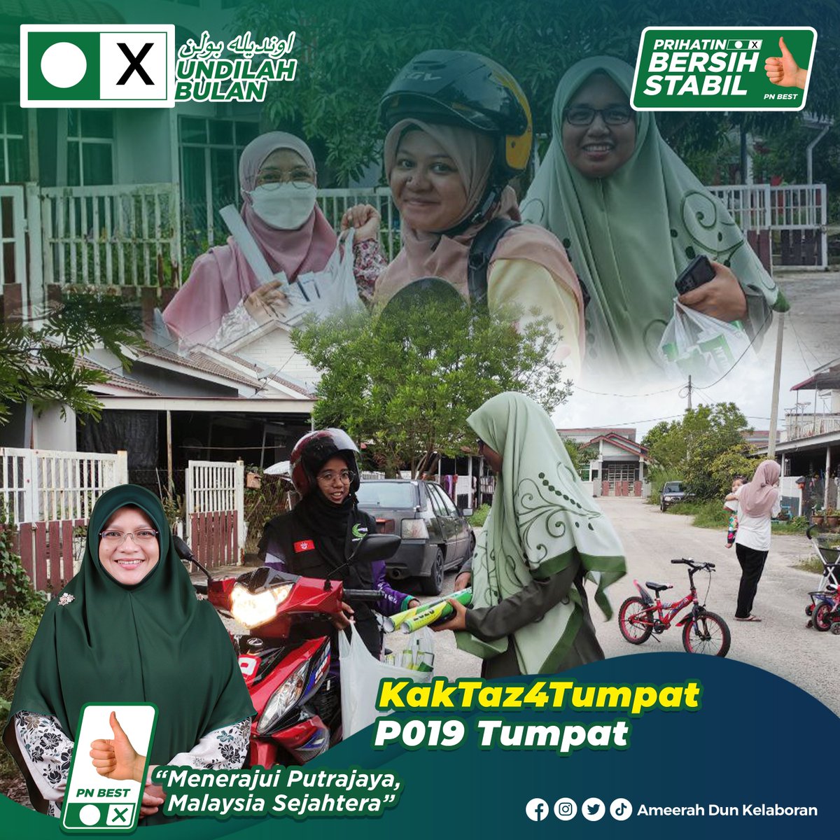 ameerahdunkel02's tweet photo. Skuad Sebar ke Perumahan Kota SPP Warisan
Ameerah DUN Kelaboran selesai menyebarkan risalah kempen YB DATO' MUMTAZ di sekitar kawasan Perumahan Kota SPP Warisan. Jange lupa undi Kak Taz.
P019 untuk Kak Taz π
#mumtazmdnawi
#UndiPAS
#tumpat
#P019
#tumpatkelantan
#parlimentumpat https://t.co/TbzyJHaXyV