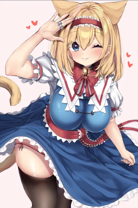 無題 #東方 #アリス・マーガトロイド #けもみみ https://t.co/CdcjFQF24r 
