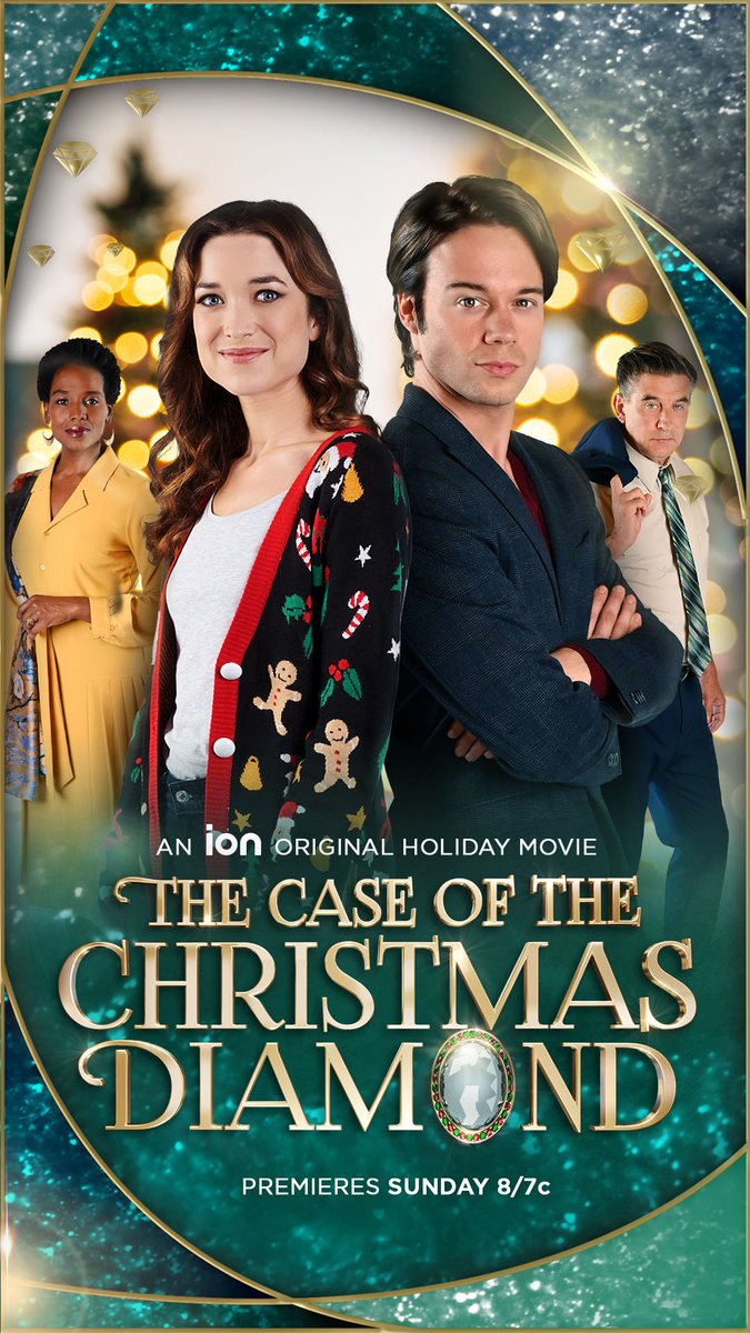 If you're a fan of #AgathaChristie, #Clue and/or @KnivesOut, I've got a #Christmas present for you! This Sunday nite, catch the premiere of my brand new holiday #whodunit, #TheCaseoftheChristmasDiamond on @iontv! #christmasmovie #mystery