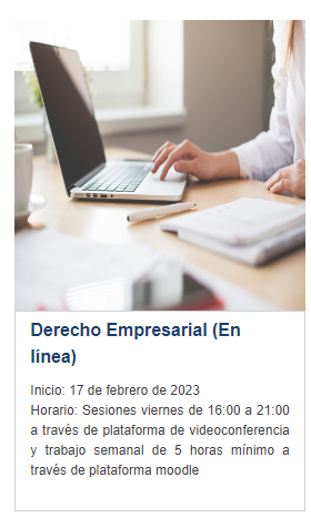 ConsutoriaA's tweet photo. ¿Necesitas desarrollar competencias en el campo laboral para ayudar a tus clientes en sus empresas?
Pues, esta es la oferta académica que estabas buscando "Diplomado en Derecho Empresarial, 
Conoce el temario, precio y forma de inscripción aquí:
https://t.co/zkItLuQuX2 https://t.co/uwOPxYftQm