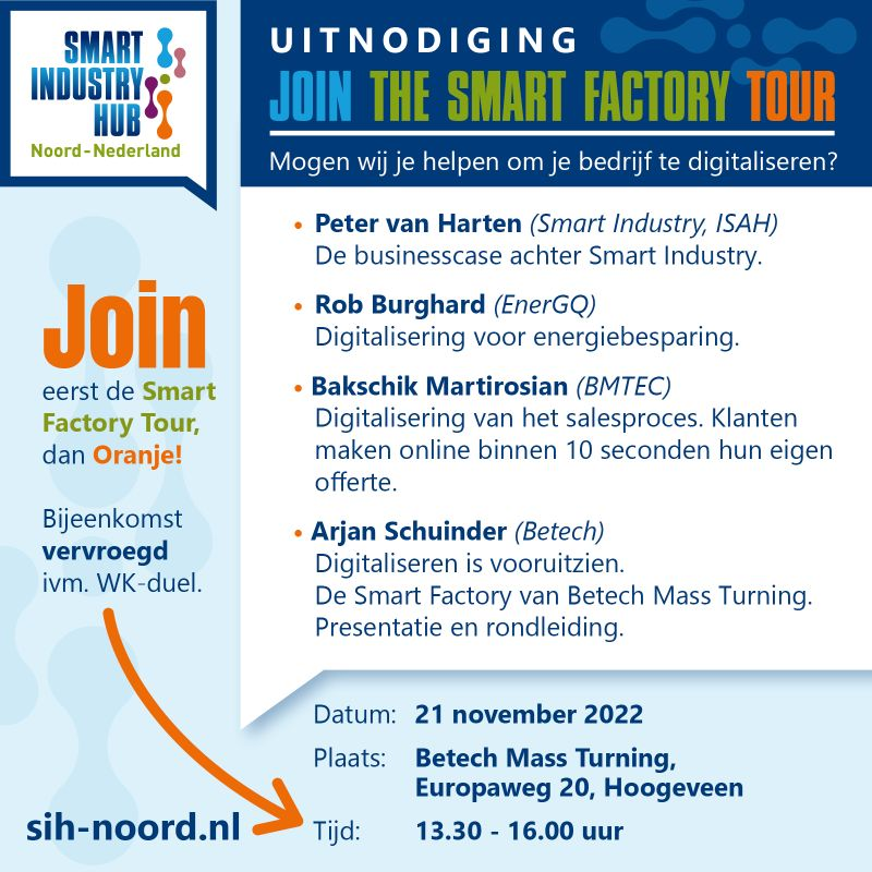 HansPraat's tweet image. Paar uur vervroegd vanwege WK voetbal🙄 Nog paar plaatsen vrij. Alleen voor productiebedrijven en Solution Providers. lnkd.in/eebGcRdm