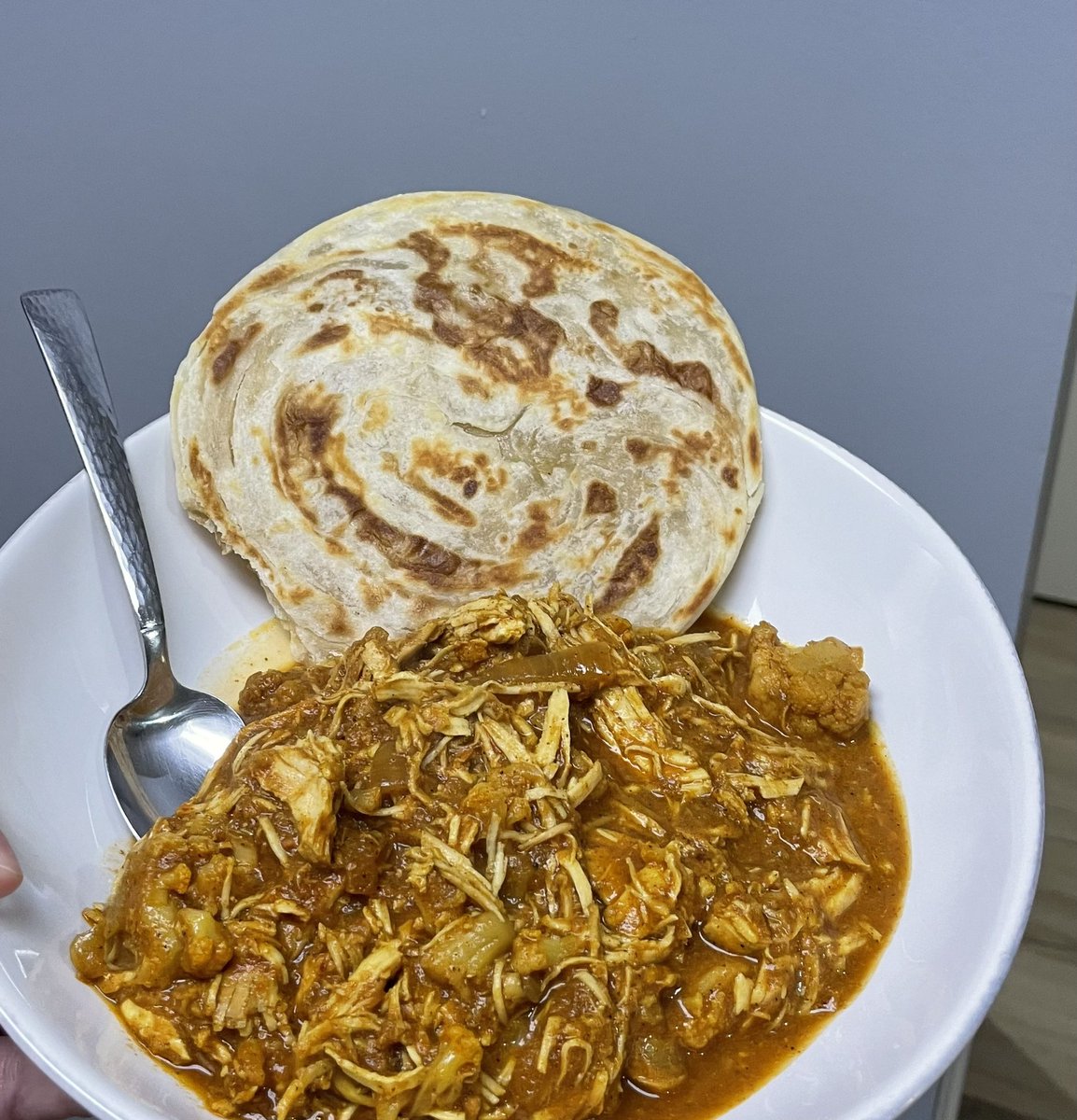 08Kathy's tweet photo. Just realized the Wednesday I’m supposed to bring a hot dish to the church Advent dinner is the feast of St. Thomas. It’s decided then, my slow cooker butter chicken it is🎄 https://t.co/7OCFVHCxrR