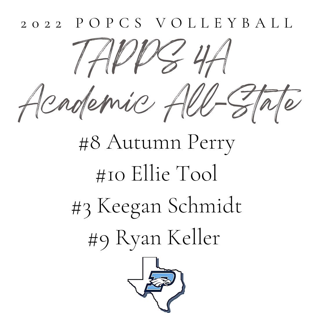 POPVolleyball's tweet photo. 2022 POP Volleyball
TAPPS 4A State Honors https://t.co/ZAXJFG9JL3