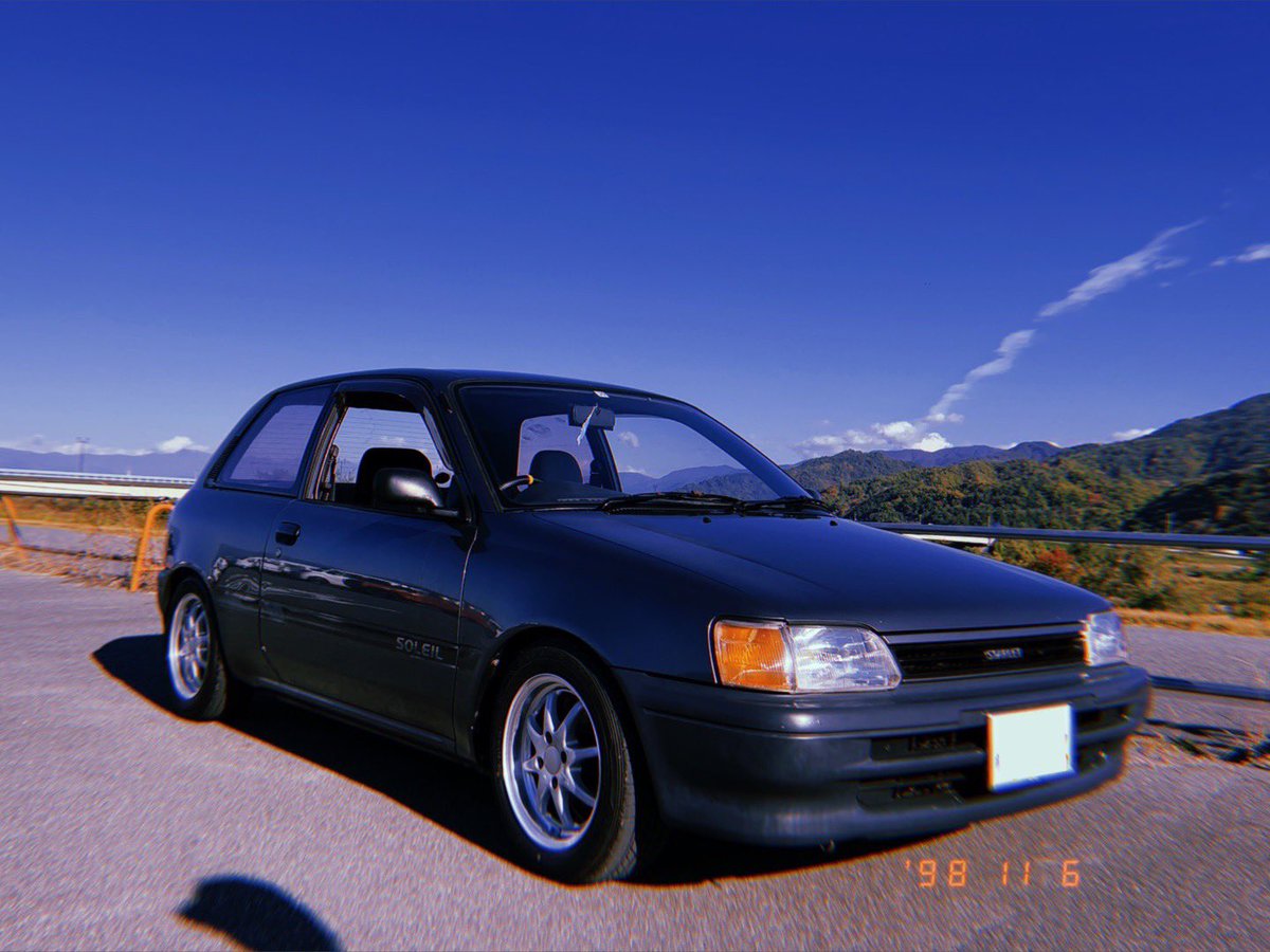 piro_use20's tweet photo. 先月末にスターレット納車され
そこからコツコツ仕上げて
満足いく仕様になりました。
EP82ではなくNP80のディーゼルです🫢
31年前に福井県で新規登録
そこからずっと同じ方が乗られていました。
納車&車検に携わってくださった方
整備してくれたディーラーさんありがとうございました!
#ep82
#np80 https://t.co/6Qjsq6L31N