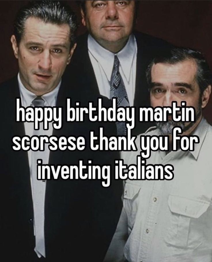 Happy birthday Martin Scorsese 
