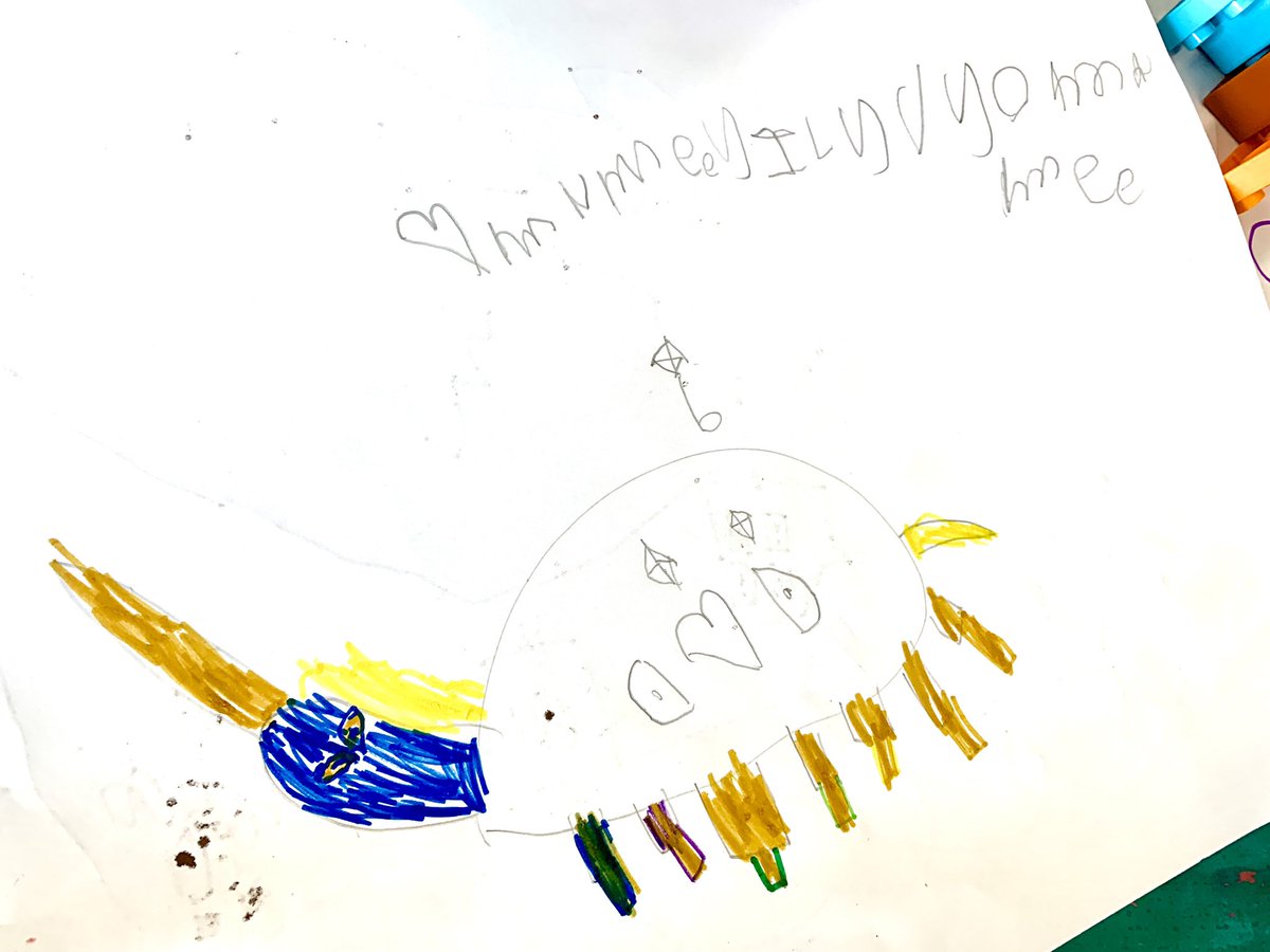 RajLadva's tweet photo. “Mummy I love you” ❤️
A lovely bit of emergent writing during child initiated learning time.
#EYMagic
#EarlyYears
#eyfstwitterpals
#EYFS
#EYmatters
#EYtalking
#EYshare https://t.co/RTBxpQt6g6