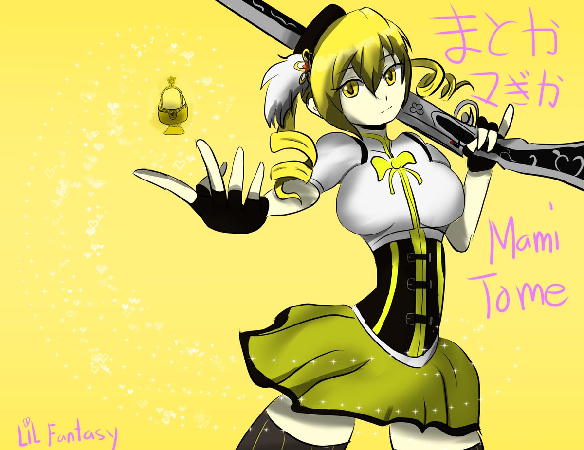 LilFantasy7's tweet photo. Madoka Magica Mami Fanart https://t.co/9xzsrdZfOg