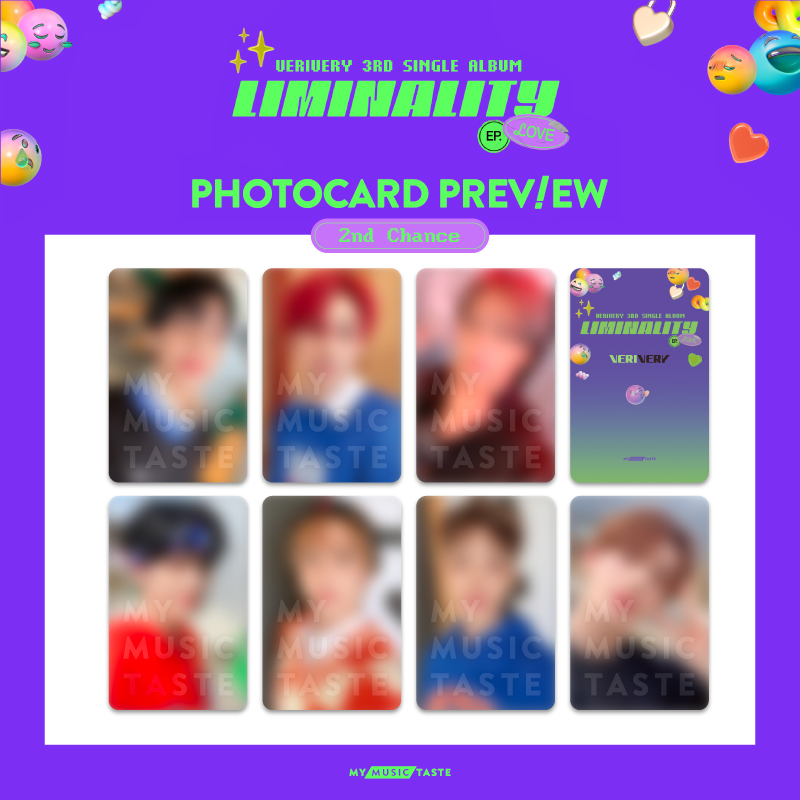 _mmtshop's tweet photo. #VERRER! You get the first sneak peek👀at the MMT exclusive photocard!🎴

Buy VERIVERY 3rd Single Album [Liminality - https://t.co/45f9SBknZm]  to get yours!
👉https://t.co/T98jyRq4dU

🗓️Available until November 17, 11:59 PM (KST)

#VERIVERY #VERIVERY_Fansign with #MMTShop https://t.co/AbAYXRyRen