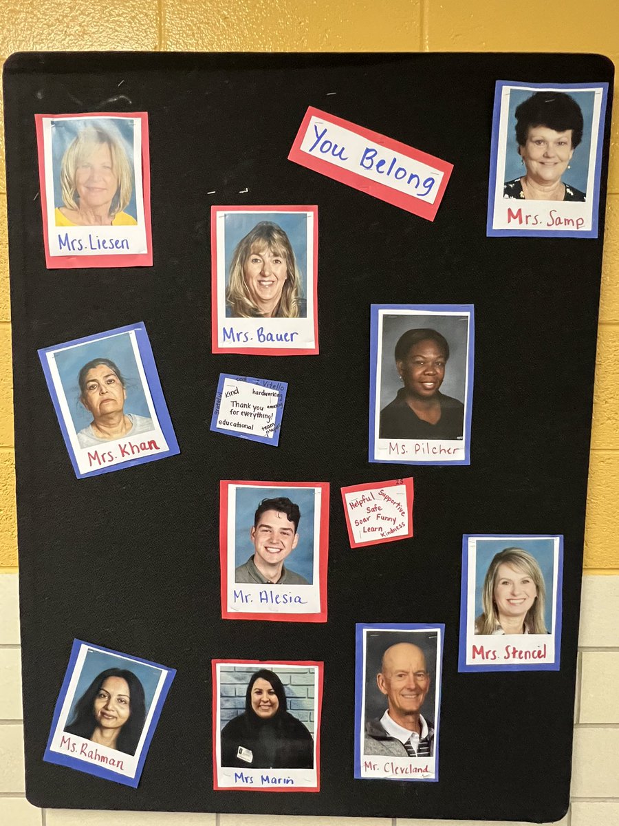 SarahCain203's tweet image. We are celebrating our Educational Support Team this week! Love seeing the words being added to our wall to describe this fabulous group- positive, hardworking…the best!  #youbelong #EducationSupportProfessionalsDay