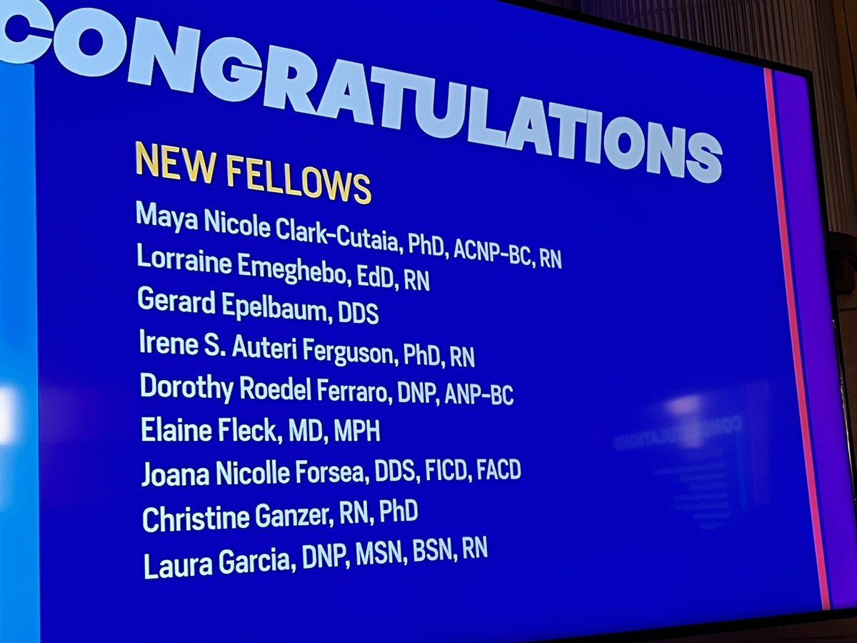 CutaiaMaya's tweet photo. Wonderful night being inducted i to @NYAMNYC with my fellow #bettyirenemoorefellow @kimsouffront thank you @ASquiresPhDRN and @Dr_Paulevj @SRaquel_PhD I missed you!! @NYUNursing @NYUnephro @MC2C2HlthEquity https://t.co/TH7xfZVbdH