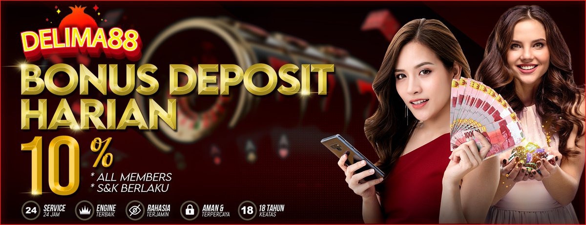 Delima88Gacor's tweet photo. Dapatkan Bonus Deposit Harian 10% yang bisa kamu dapatkan Setiap harinya tanpa syarat wd yang ribet - https://t.co/Jk2rGcRPSI

#delima88 #slotpulsa #slotantirungkad #slotonline #slotgacor https://t.co/zYJlp96ron