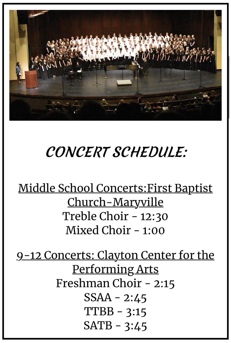 East Tennessee Vocal Association tweet media