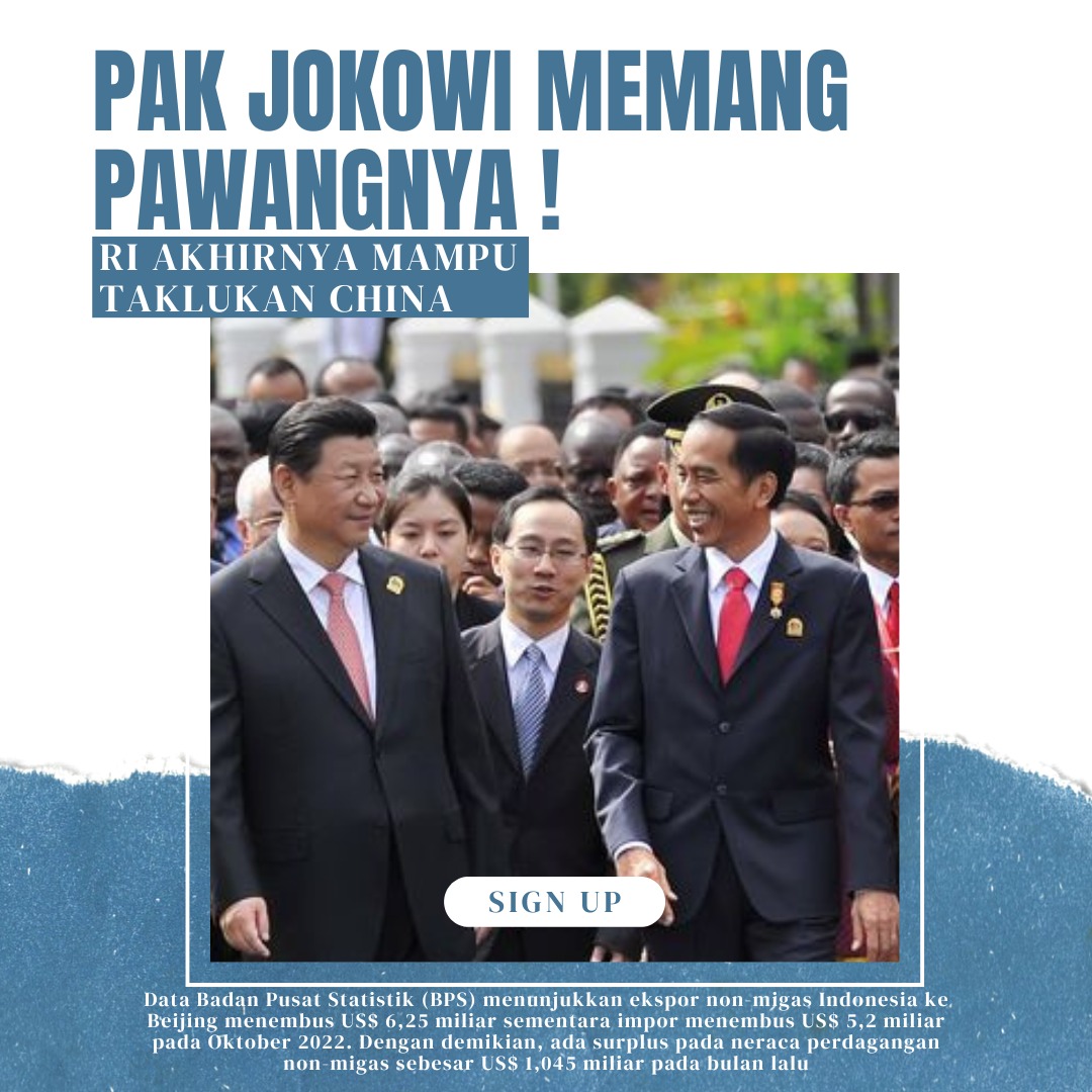 Hanya ditangan Jokowi Indonesia mencatatkan surplus neraca perdagangan non-migas dengan China selama dua bulan beruntun.

#vtubervsirl | #WadasMenggugat | Hoax | Hujan | Rusia | Gibran | Mama Suh | Indonesia Sukses G20 | Mahyar | Indonesians | INFJ