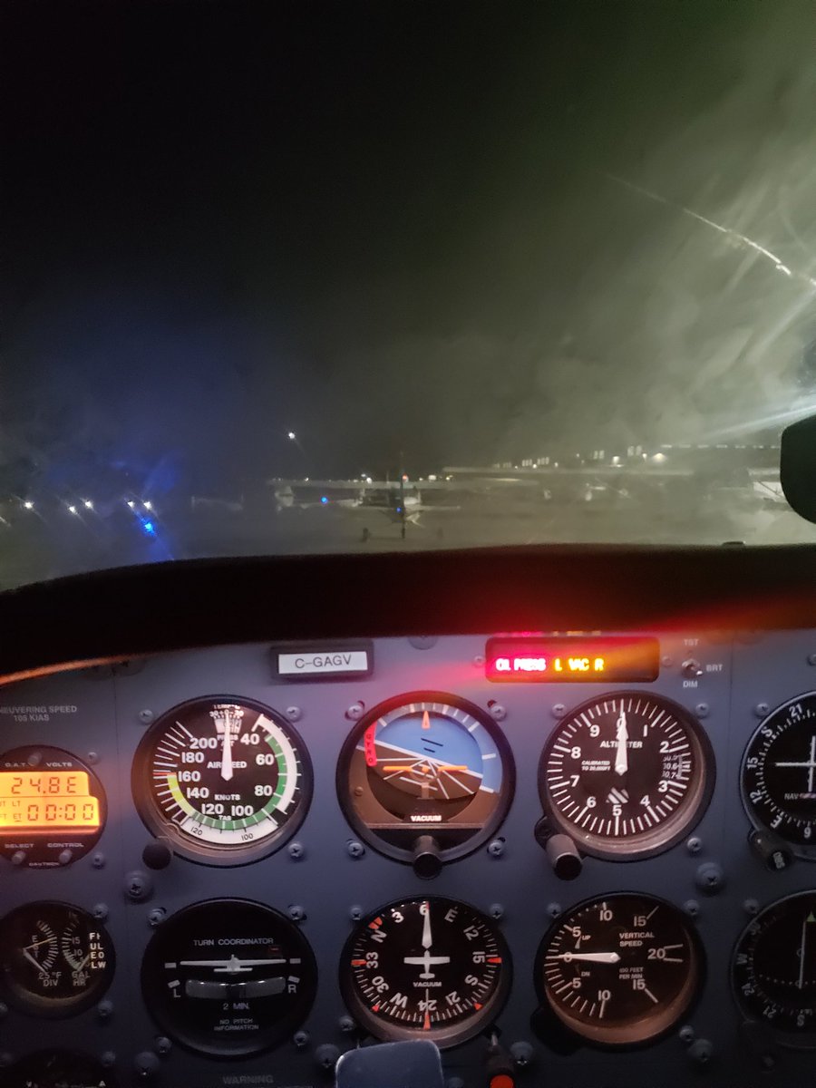 Eep. They're now letting me fly alone at night...